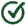 green checkmark